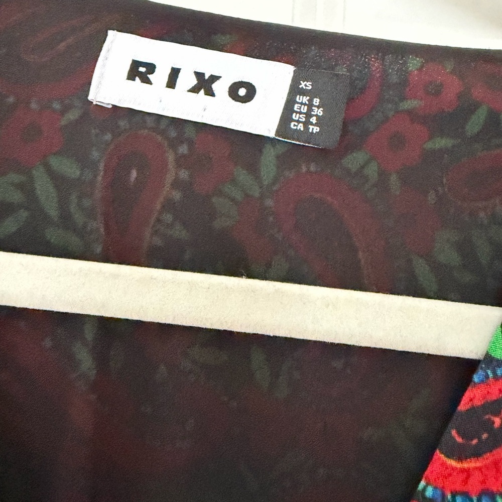 Rixo Paisley Floral Dress EUC - Picture 3 of 5